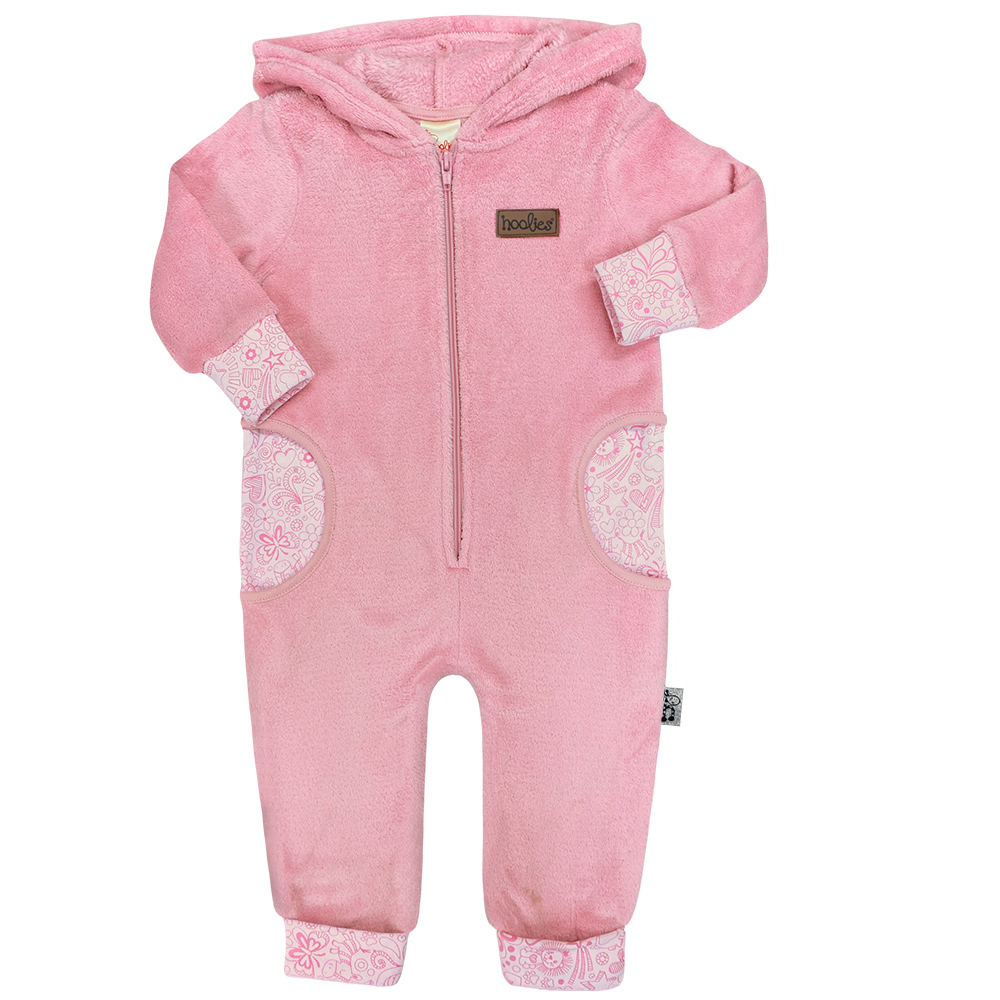 Luxe Pink Blossom Zippy Onesie (5-8 yrs left) – Hoolies Kids Clothing