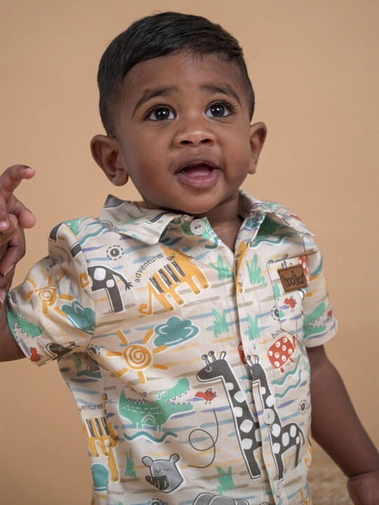 Aqua Safari Shirt Boys Clothes