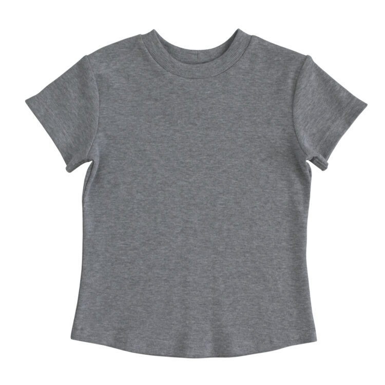 Grey rib shirt (2-3 yrs)