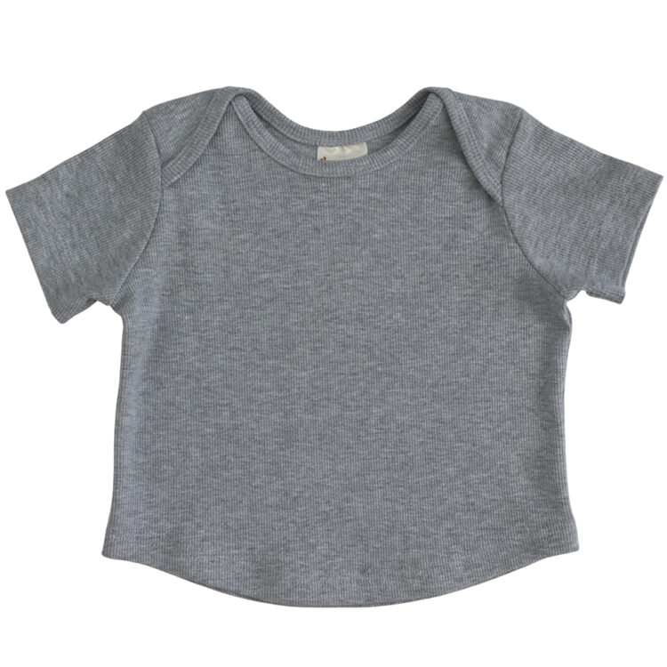 Grey Rib Baby Shirt (6/12 months)