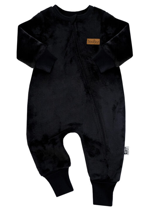 Black Warm Winter Kids and Baby Onesie - Winter Kids Clothes