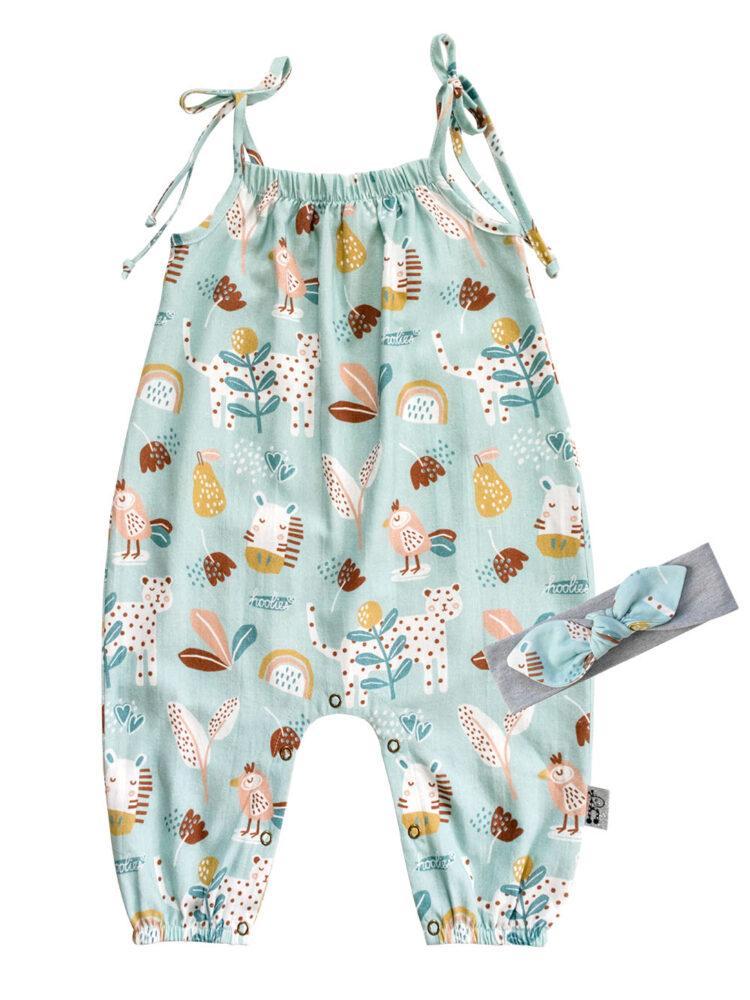 New Girls Safari Romper