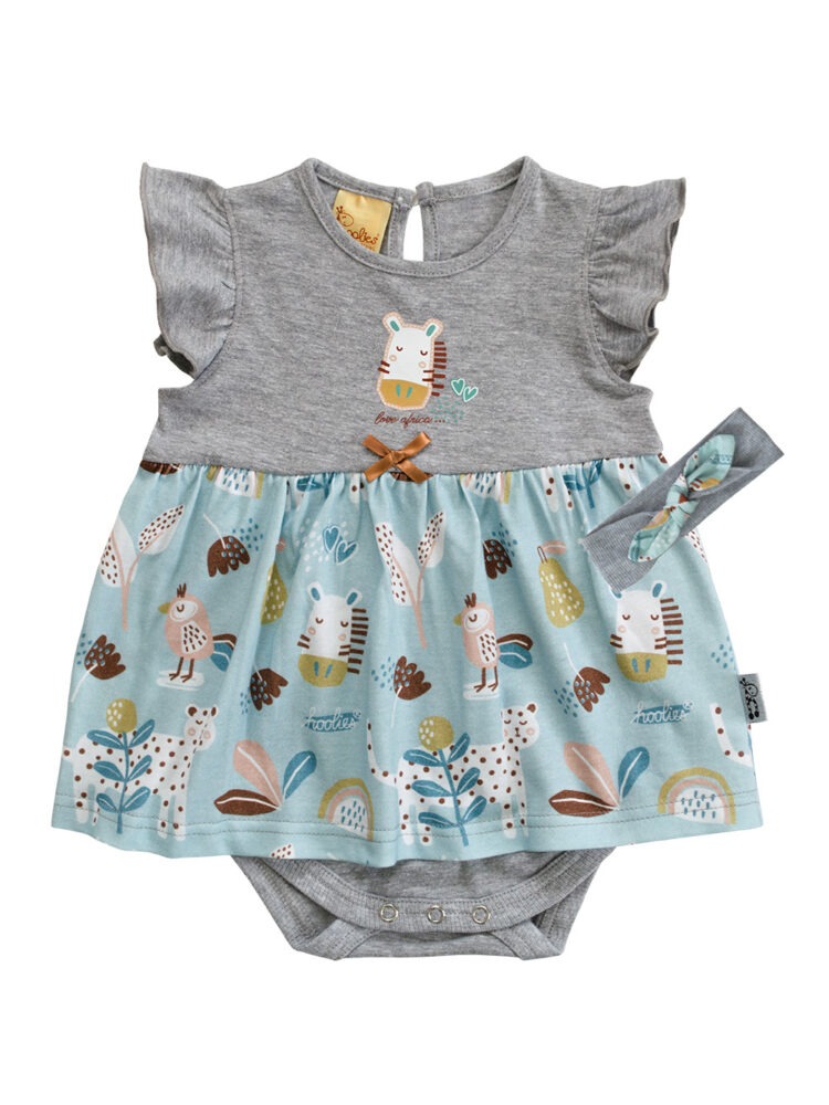 HFSC Fruity Safari Crawler Dress Set