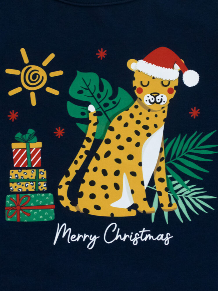 Leopard Christmas Jammies (3-5yr)