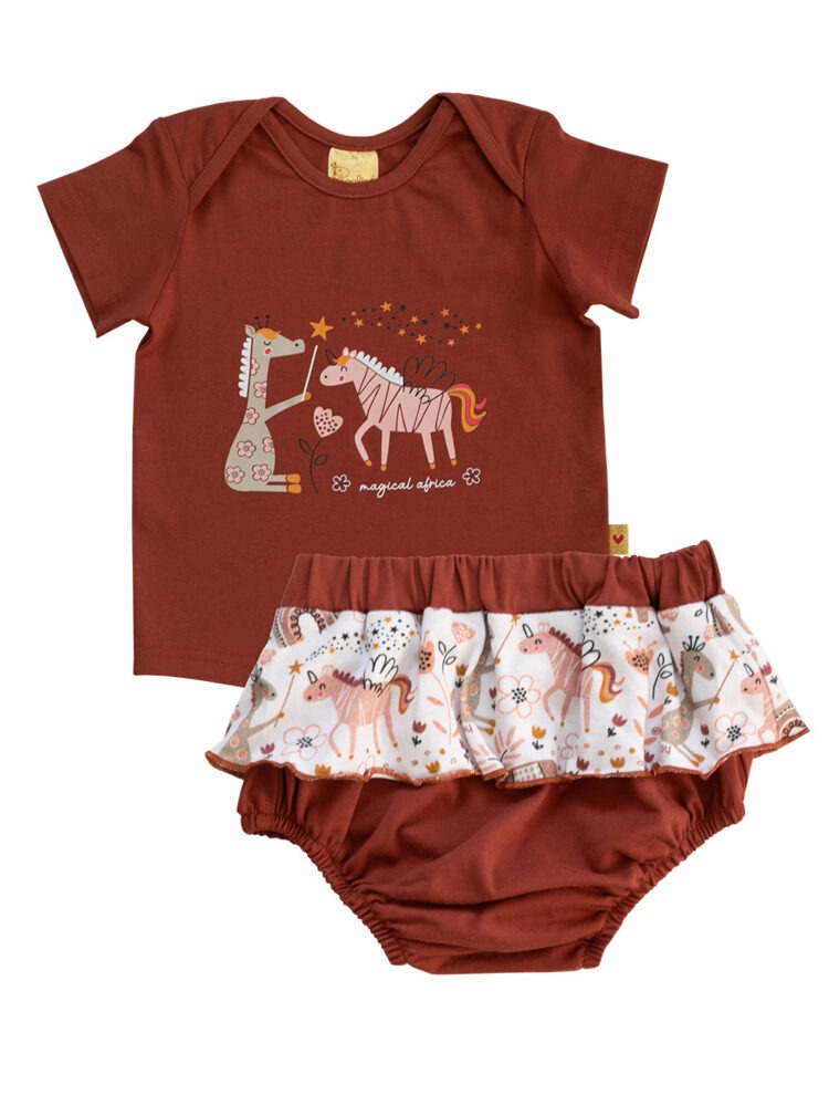 HUBS Unicorn Safari Broekie Set