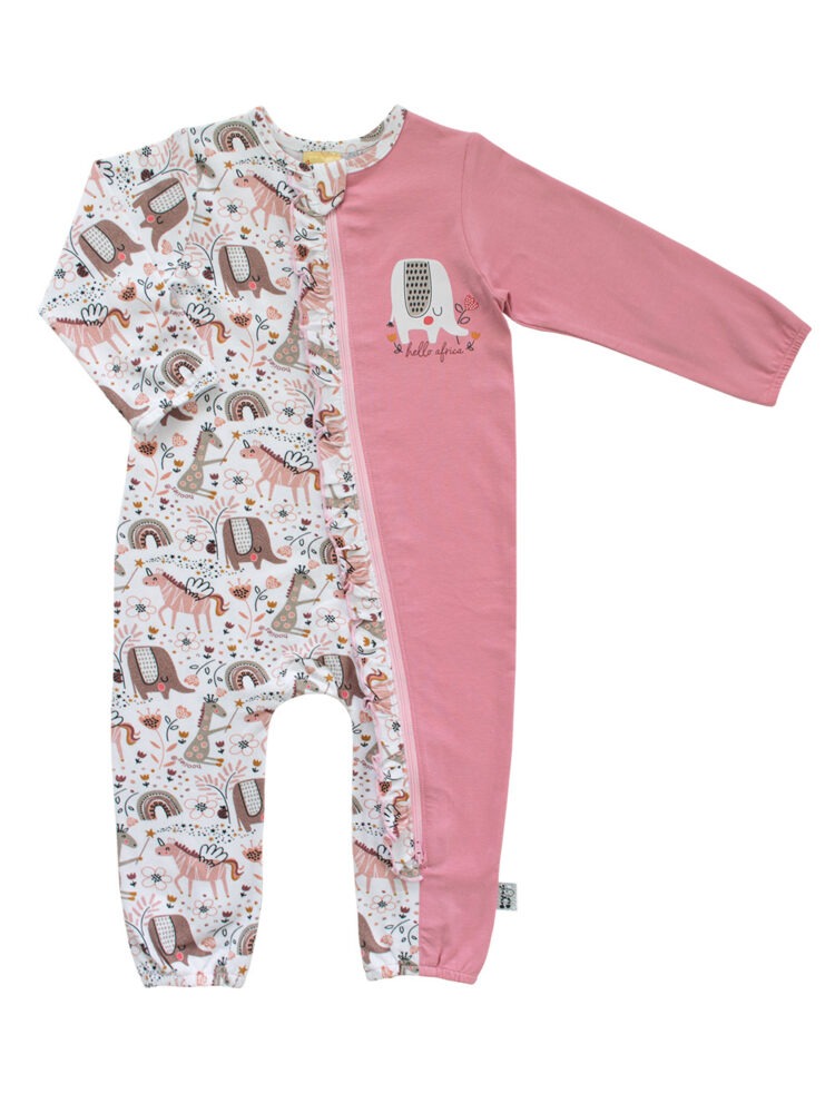 HUSP Unicorn Safari Frilly Onesie
