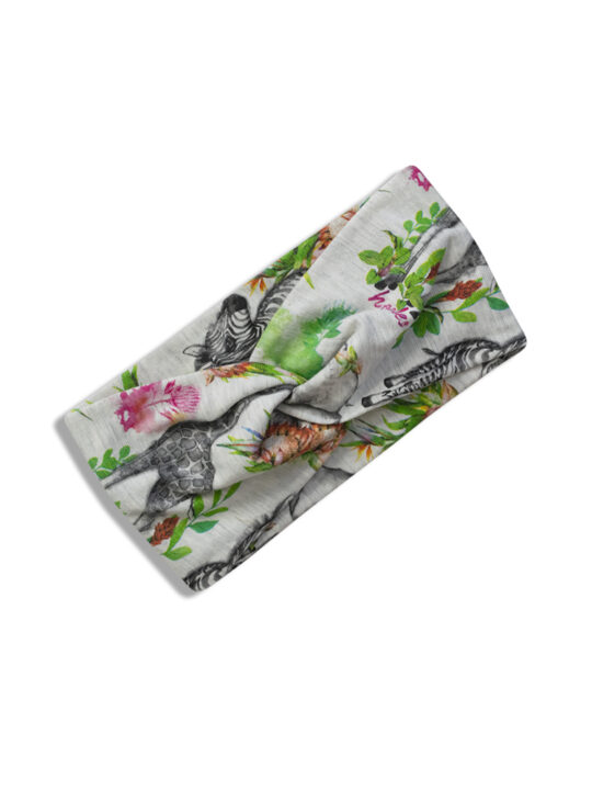 Watercolour Safari Dress with Headband