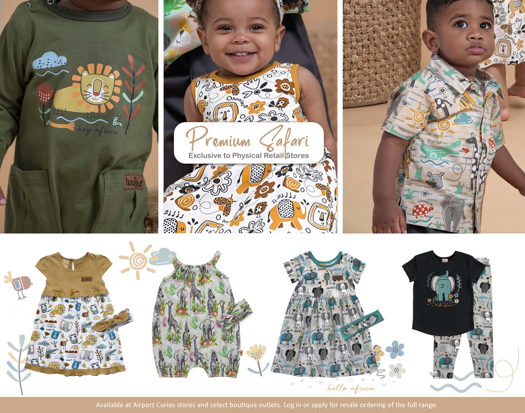Premium Children's Safari Clothing - Newborn To 7 Years