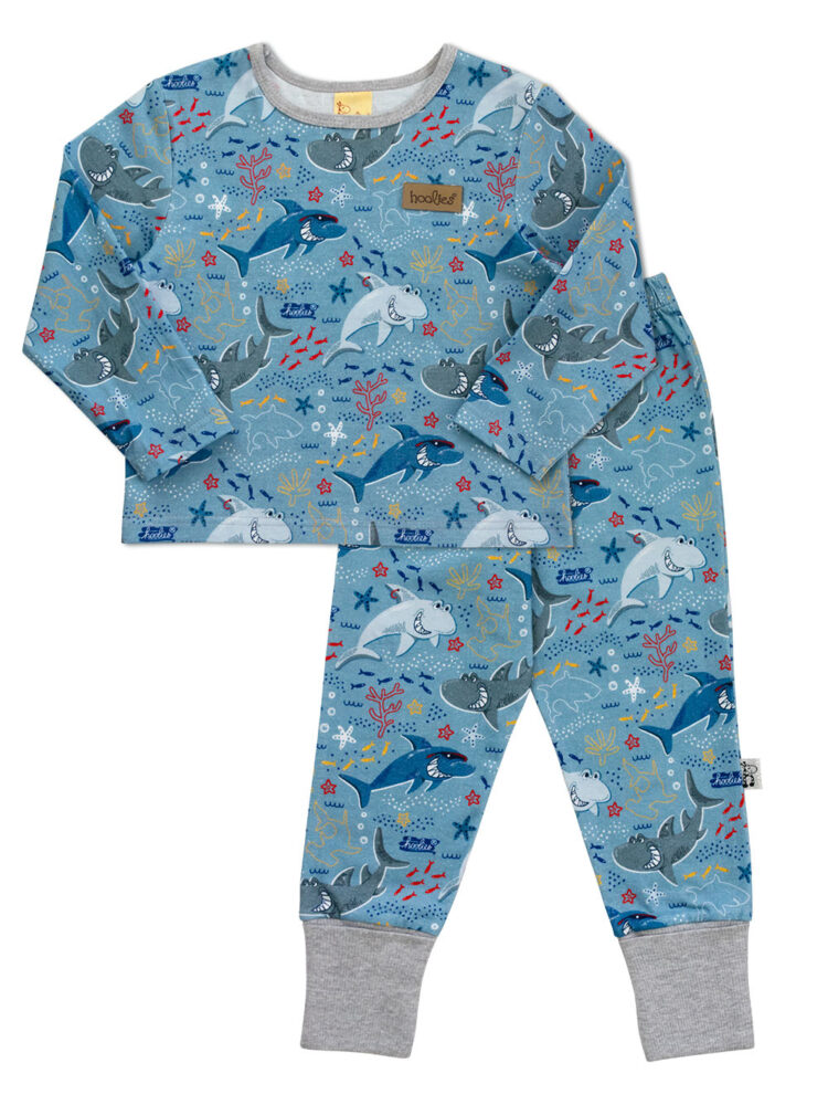 Sharks Boys Winter Pyjamas Set (1-7yrs)