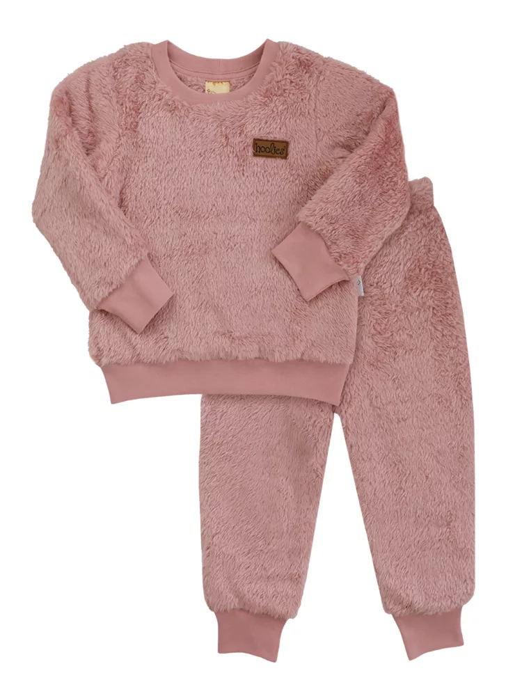 New! Winter Pink Super Plush Fleece Set (1-7yrs)