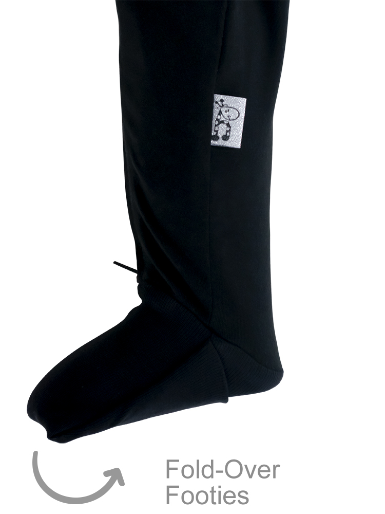 Black Cotton Baby and Kids Onesie 4 Kids Winter Cotton Onesie Black