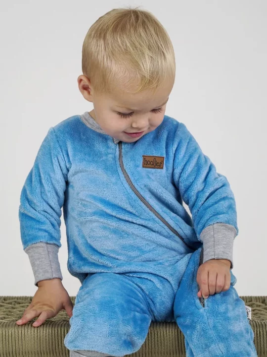 Sky Blue Kids and Baby Onesie for winter