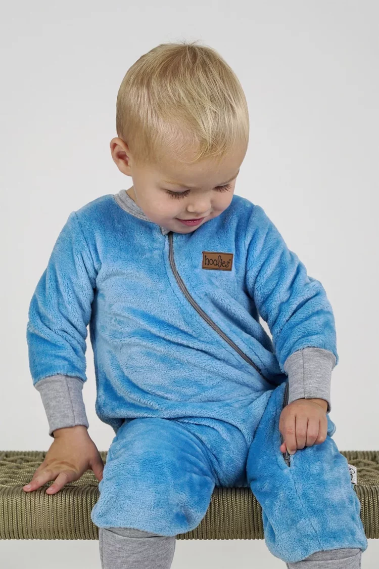 Sky Blue Kids and Baby Onesie for winter