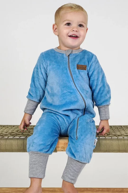 Sky Blue Kids and Baby Onesie for winter