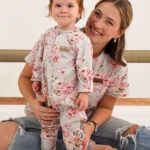 Flutter and Bloom Girls Onesie Model 3