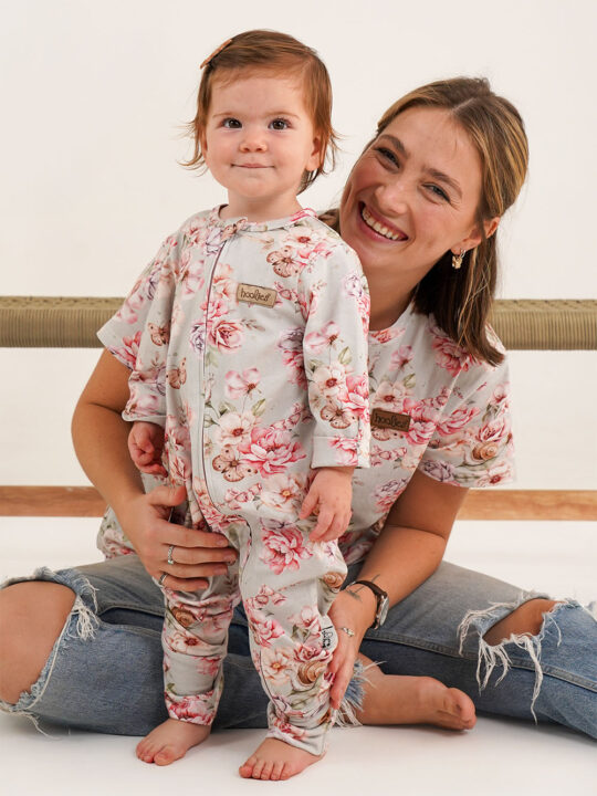 Flutter and Bloom Girls Onesie Model 3