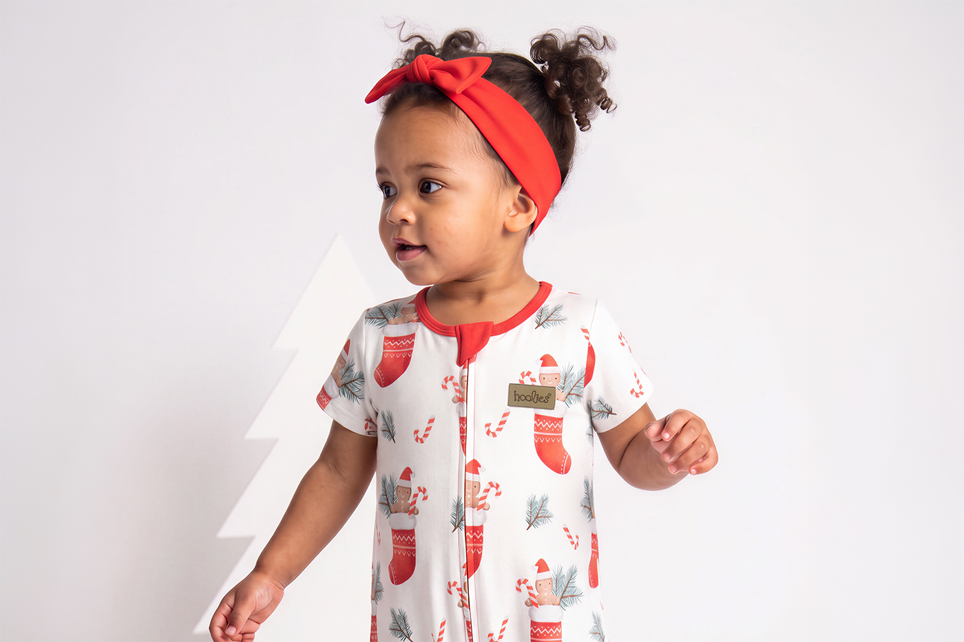 Jolly Socks Christmas Shortie Romper Crawler Model2