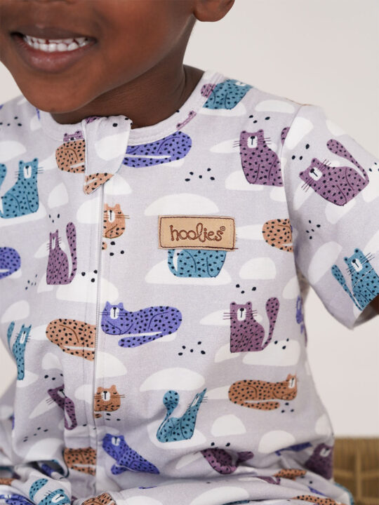 Leo Baby Boys Short Onesie