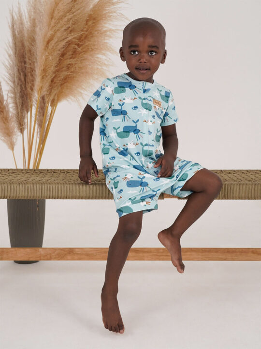 Marine Shortie Onesie for Babies