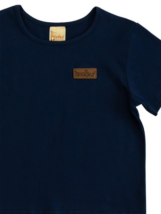 Navy Melange Boys Pyjamas Shirt