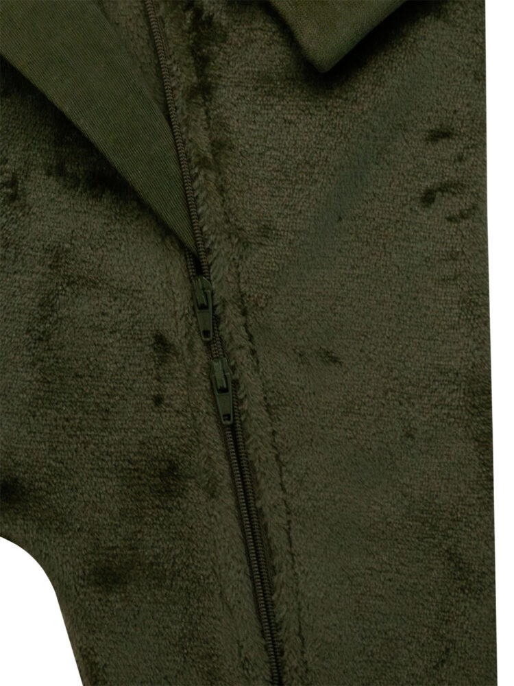 Khaki Kids Fleece Onesie