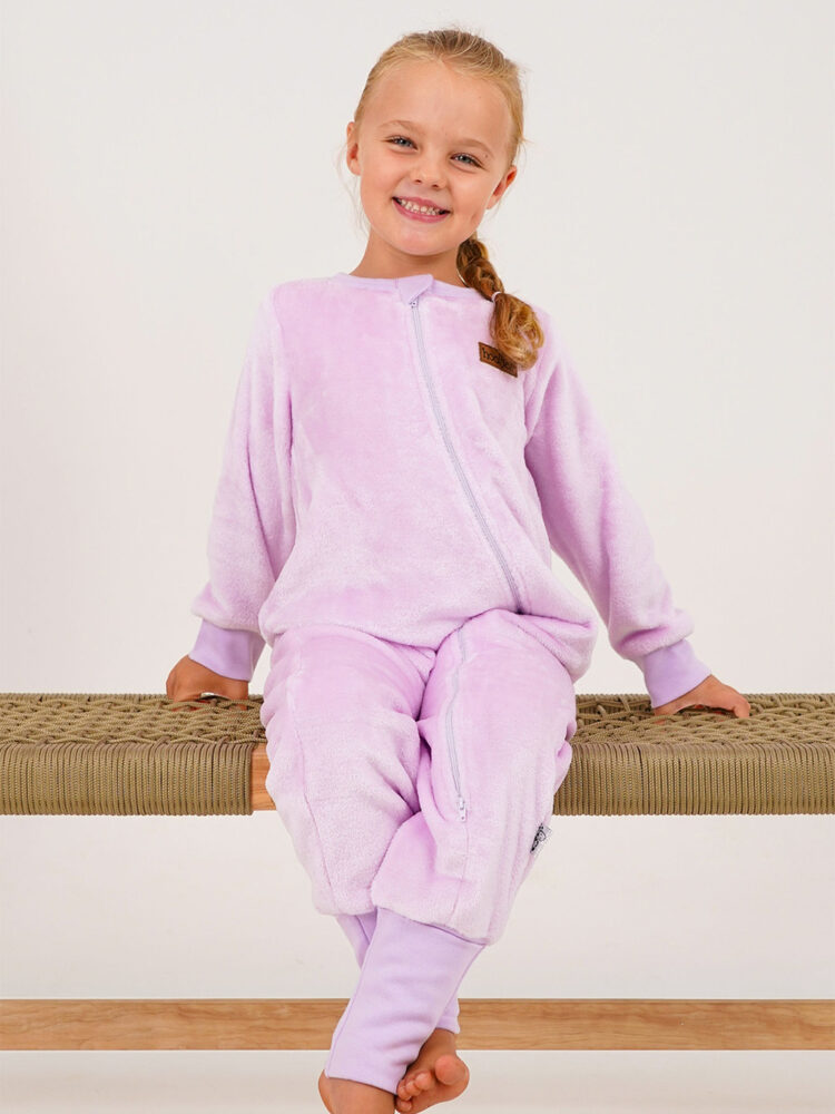 Lilac Girls Winter Fleece Onesie