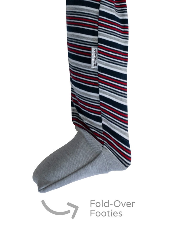 Limited Melange Stripes Autumn Kids Onesie - Image 2