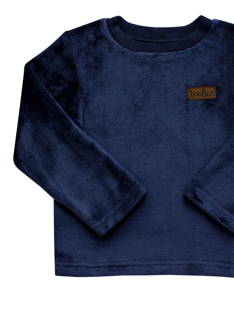 Navy Plush Set Top