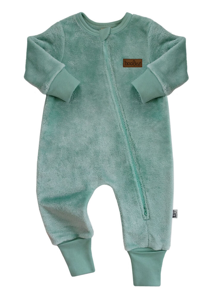 Pistachio Duck Egg Kids Winter Onesie