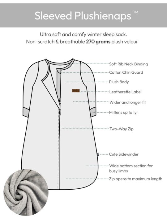 Plushienaps Sleeved Diagram