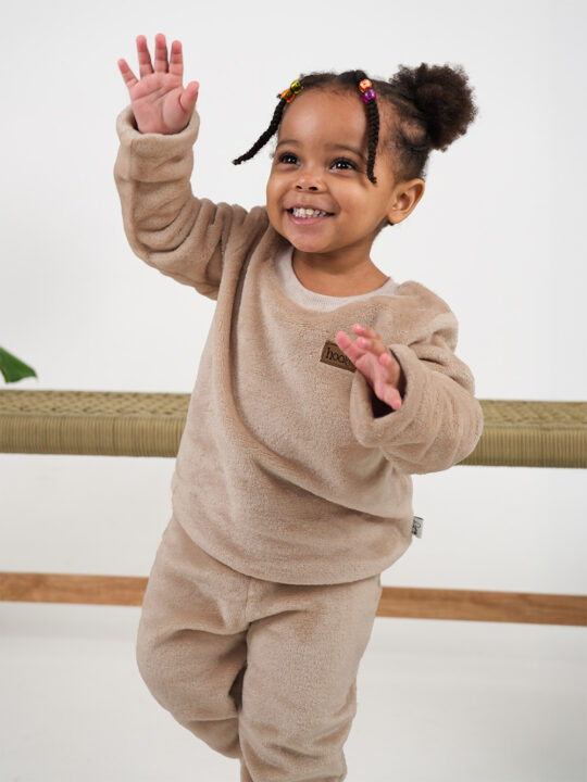 Stone Plush Girls Fleece Set