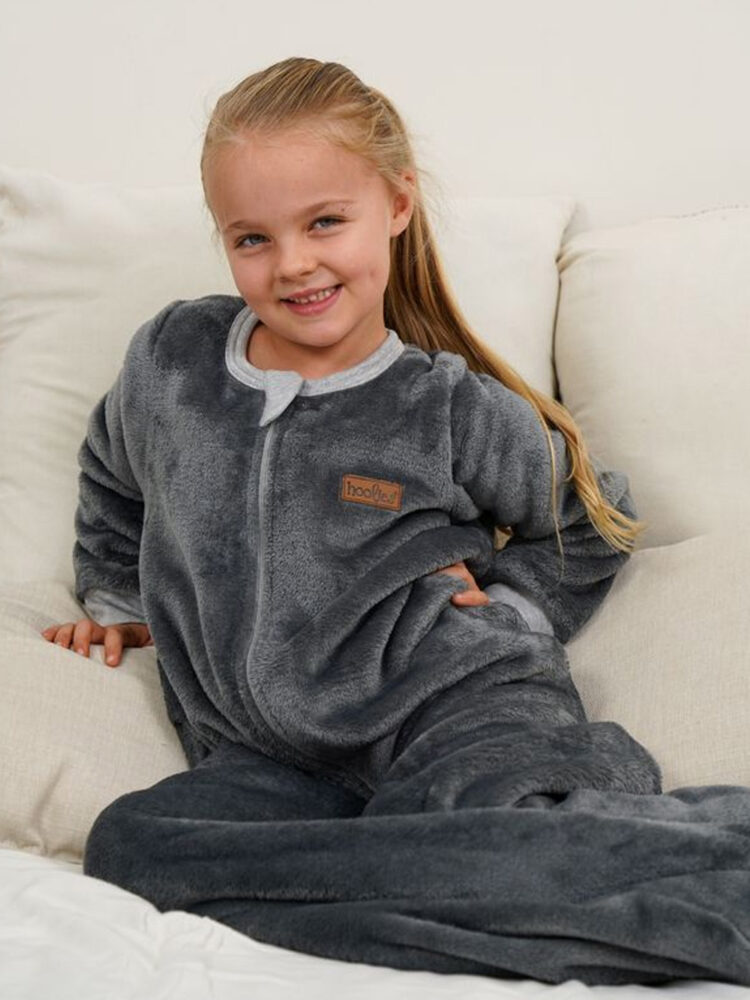 Charcoal Sleeved Sleep Sack Model