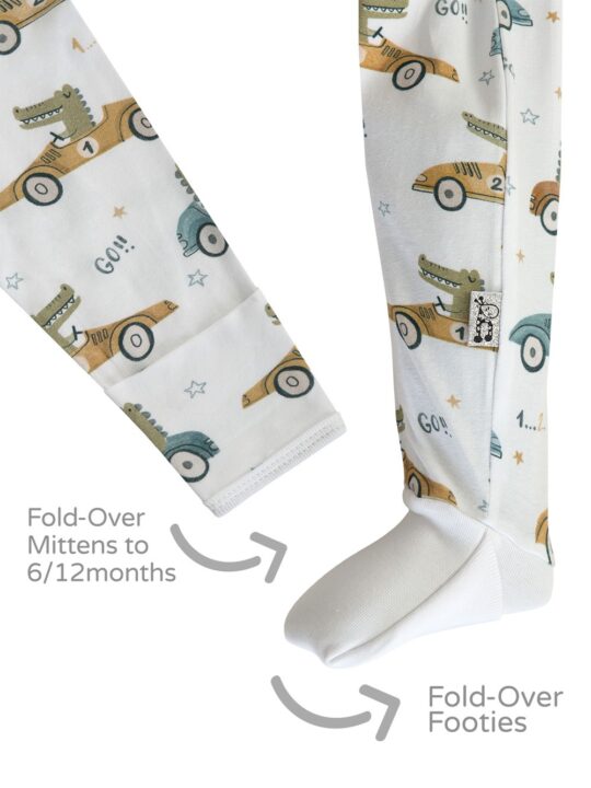 Croc Onesie Zoom Mitten and Footie