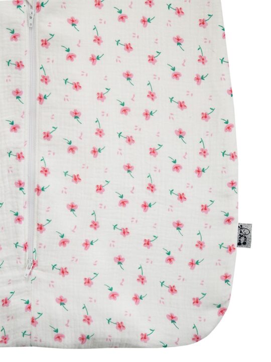 Falling Flowers Sleep Sack Zoom 2
