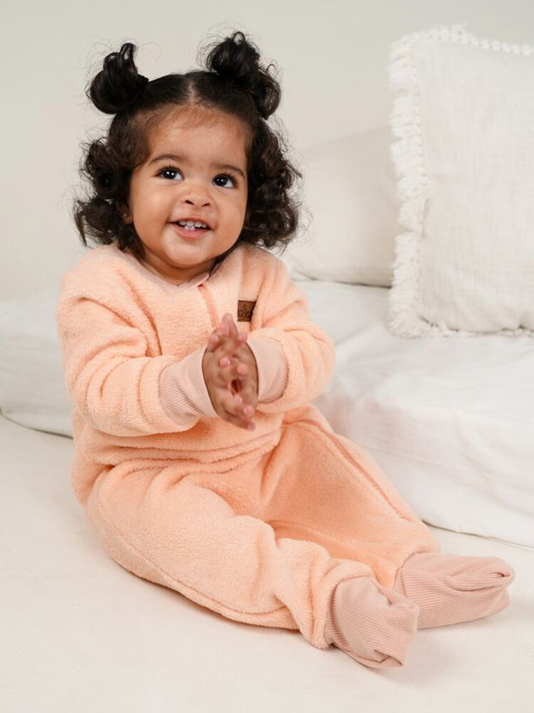 Peach Plush Onesie 1