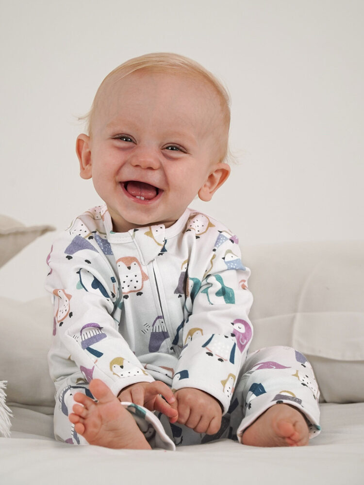Penguin Onesie Model