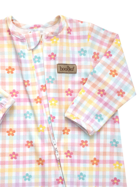 Blossom Gingham Onesie Zoom 1