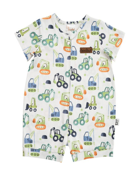 Builder Buddies Short baby onesie
