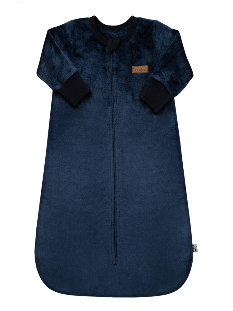 Dark Blue Plush Kids Sleep Sack