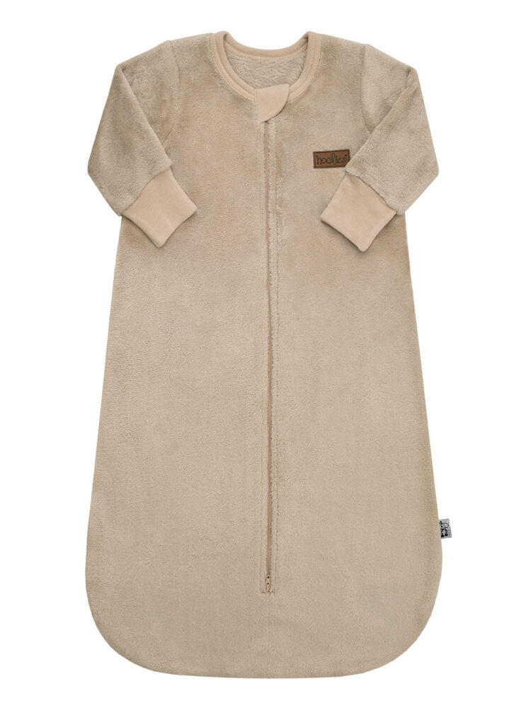 Oatmeal Plush Baby Sleep Sack