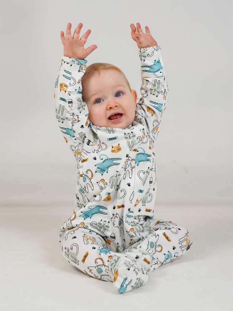 Paws and Play Onesie Model b2