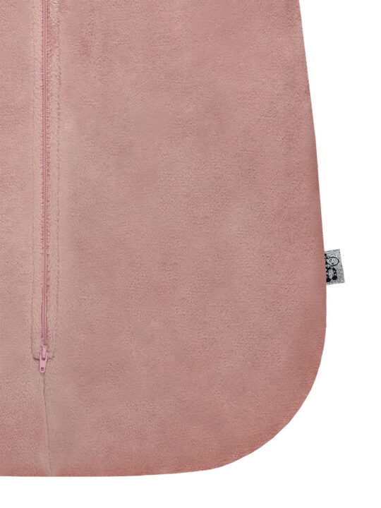 Rose Gold Plush Plush Sleep Sack Details