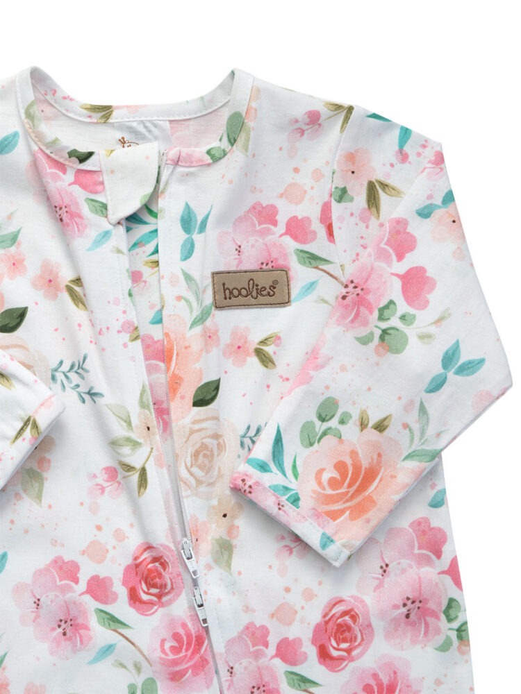 Watercolour Roses Onesie Zoom 1