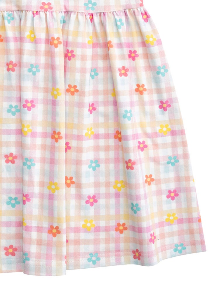 Blossom Gingham Dress Details