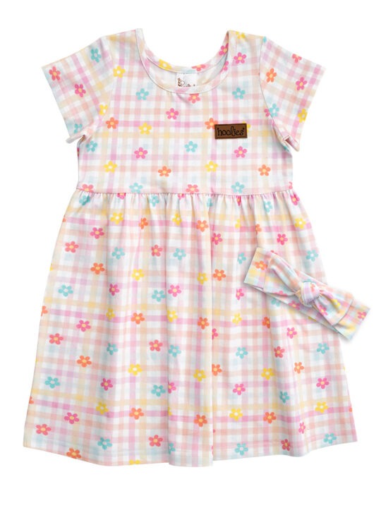 Blossom Gingham Dress New
