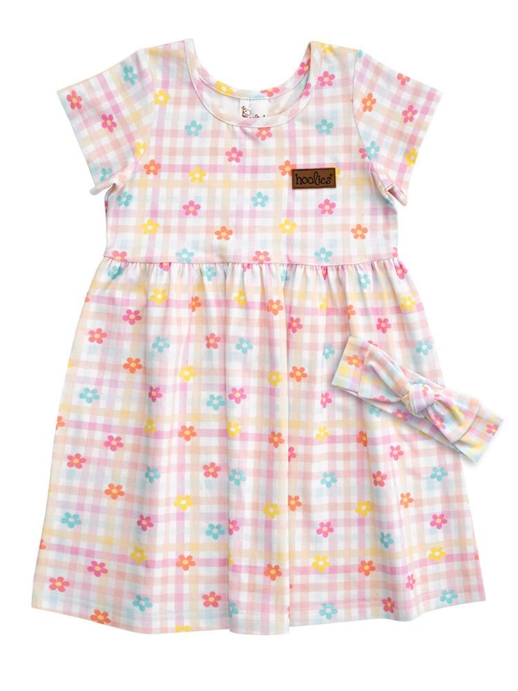 Blossom Gingham Dress New