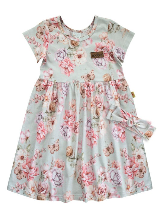 Flutter and Bloom Girls Dress