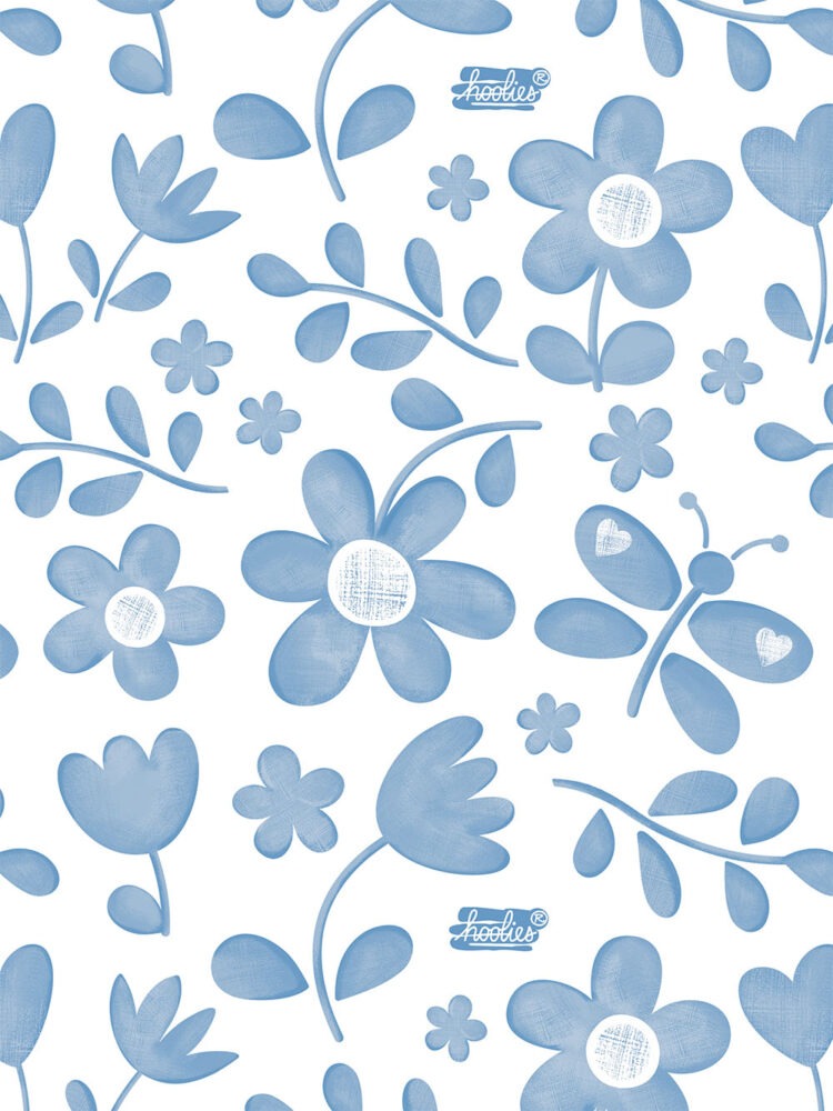 Indigo Bloom Print