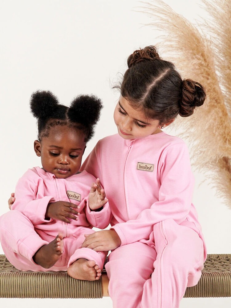 New Light Pink Cotton Onesie Models