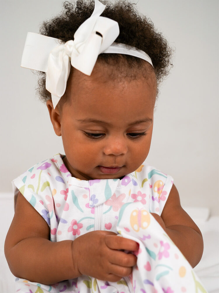 Pastel Petals 1 Tog Kids Sleep Sack Model